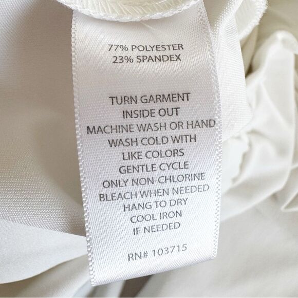 Joie White Pull OnWide Leg Pants Size Large - Picture 6 of 6